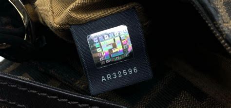 fendi hologram sticker|authentic fendi bag.